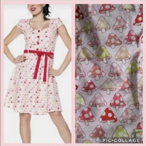 Modcloth 🍄 Folter Mushroom Dress